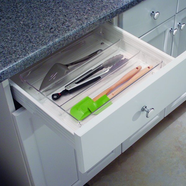 Linus átlátszó rendszerező 3 rekeszel, 35 x 27 cm - iDesign-image-1