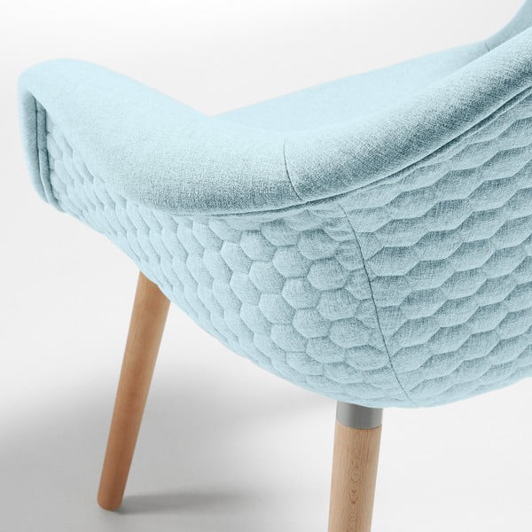 Kenna világoskék fotel - La Forma-image-3