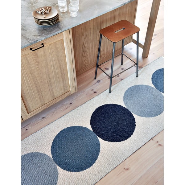 Kék-krémszínű kültéri-beltéri szőnyeg 70x140 cm Otto Sky – Pappelina-image-1