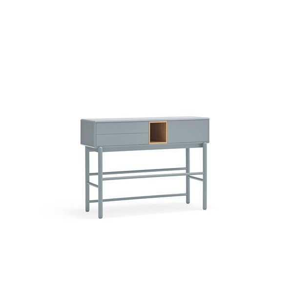 Kék-szürke konzolasztal 35x120 cm Corvo – Teulat-image-2