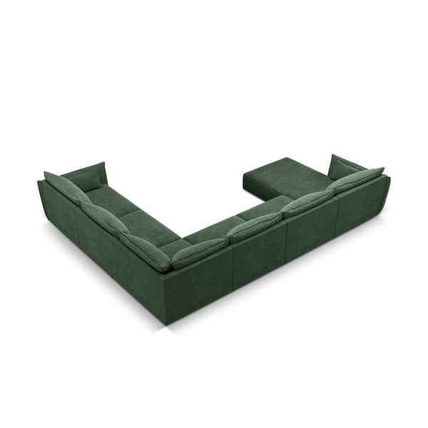 Sötétzöld sarokkanapé (jobb oldali) Vanda – Mazzini Sofas-image-3