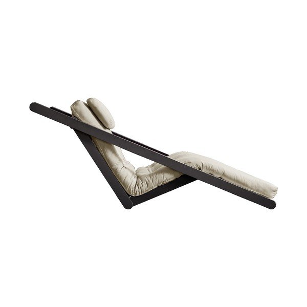 Figo Black/Beige bézs kinyitható fekvőfotel - Karup Design-image-4