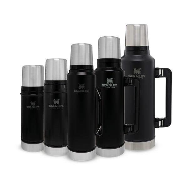 Fekete termosz bögrével 1,4 l – Stanley-image-1