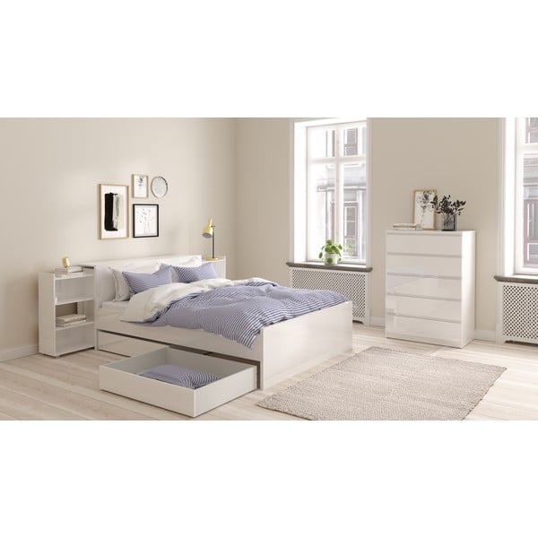 Fehér ágytámla 145x80 cm Naia – Tvilum-image-1