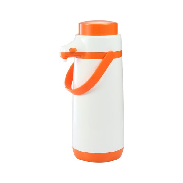 Narancssárga termosz pumpával 1,7 l Family Colori - Tescoma