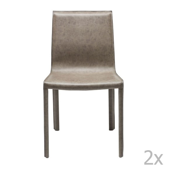 Fino szürkészöld szék, 2 db - Kare Design