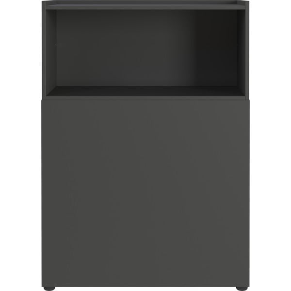 Antracitszürke könyvespolc 80x120 cm Mailand – Germania-image-2