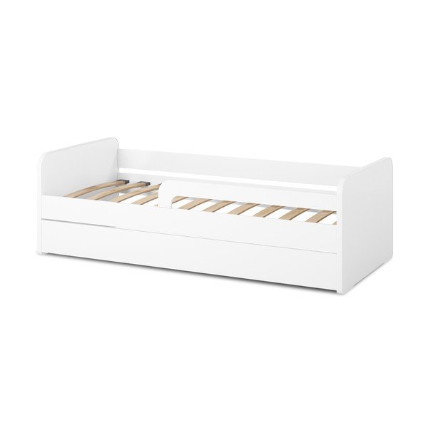 Fehér gyerekágy ágyráccsal 80x160 cm Duuli – ELTAP