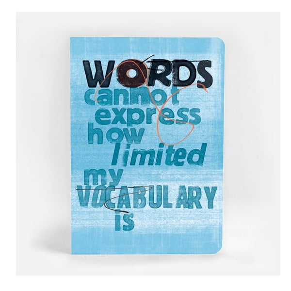 Words Cannot Express vázlatfüzet - U Studio Design