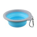 Műanyag utazó tálka kutyáknak ø 15 cm  Dog Fantasy – Plaček Pet Products