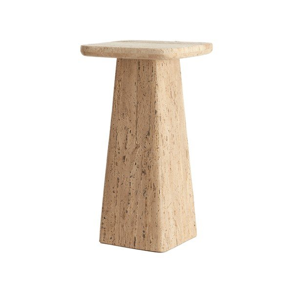 Tárolóasztal kő asztallappal 30x30 cm Kepami – Light & Living-image-2