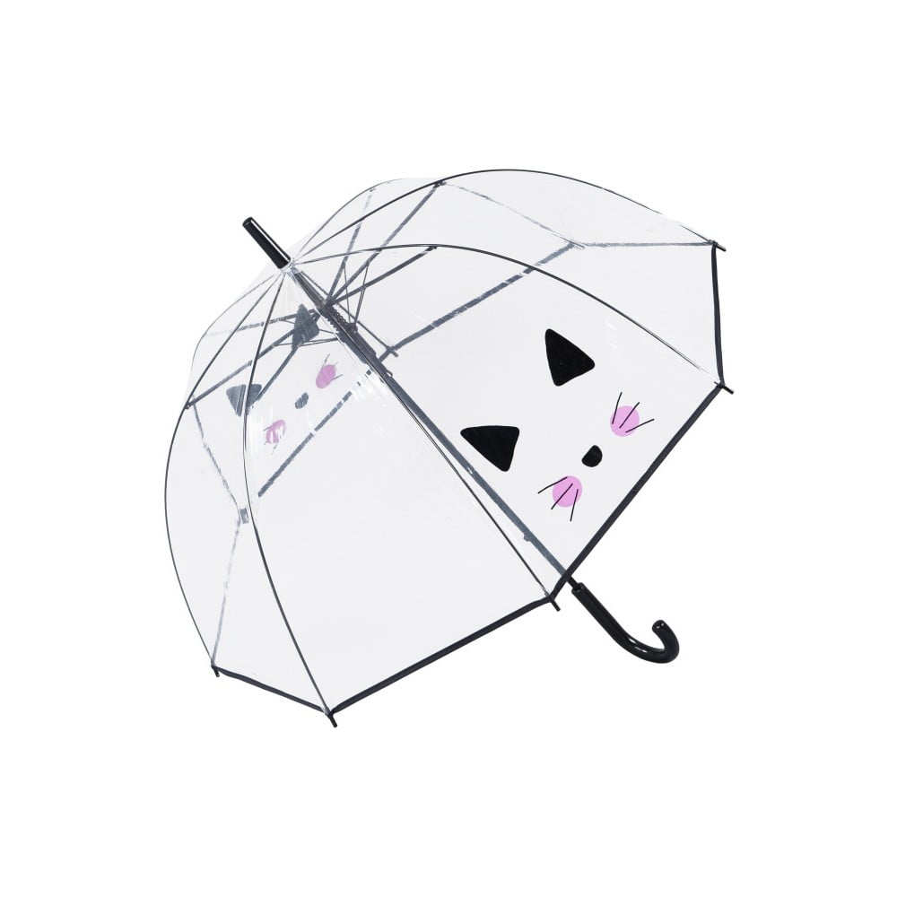 Birdcage Cute Cat átlátszó esernyő, ⌀ 85 cm