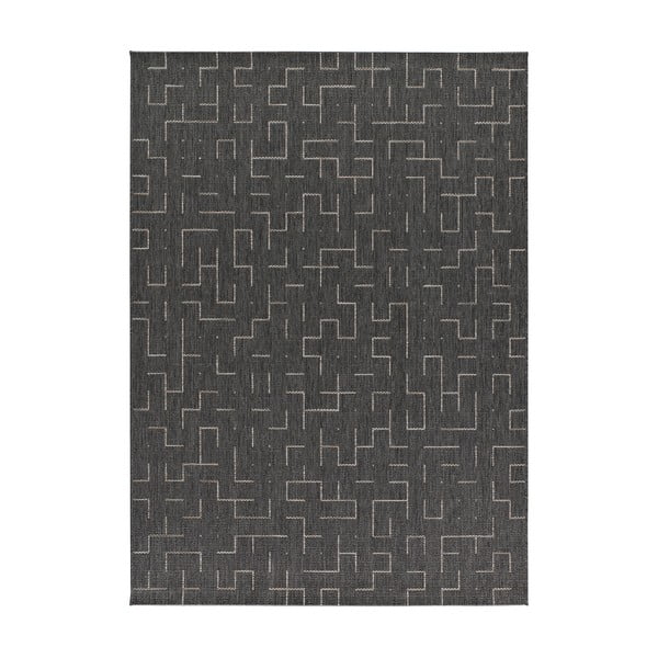 Sötétszürke kültéri szőnyeg 77x150 cm Breeze – Universal