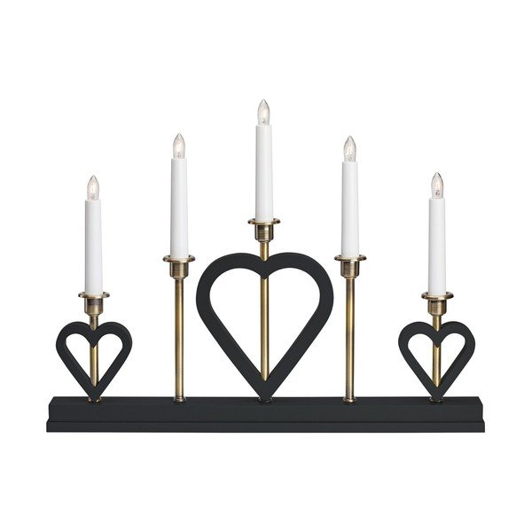 Fekete karácsonyi fénydekoráció Melissa – Markslöjd