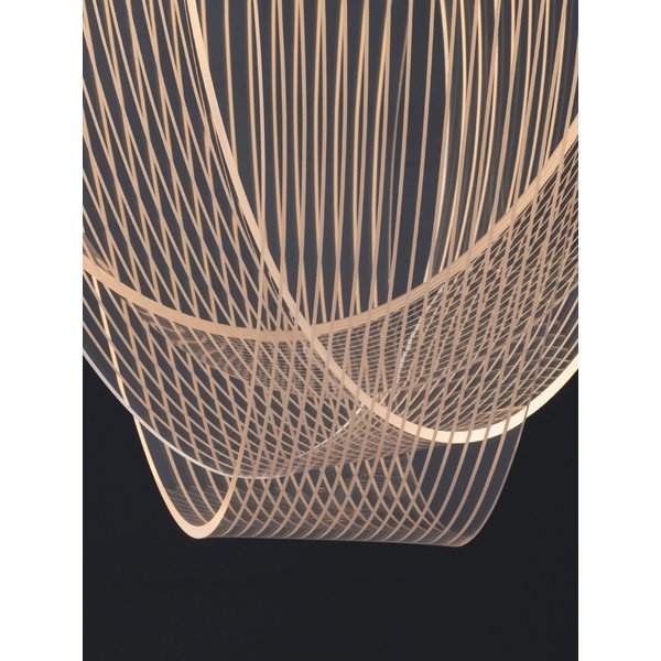 Aranyszínű alumínium LED dimmelhető függőlámpa akrilüveg búrával ø 52 cm Valentin – Nova Luce-image-3