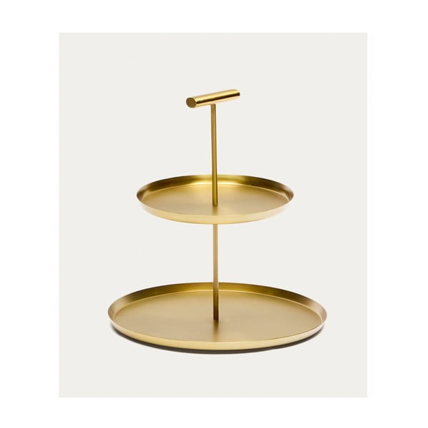 Rozsdamentes acél emeletes kínálótálca Aruc – Kave Home-image-4