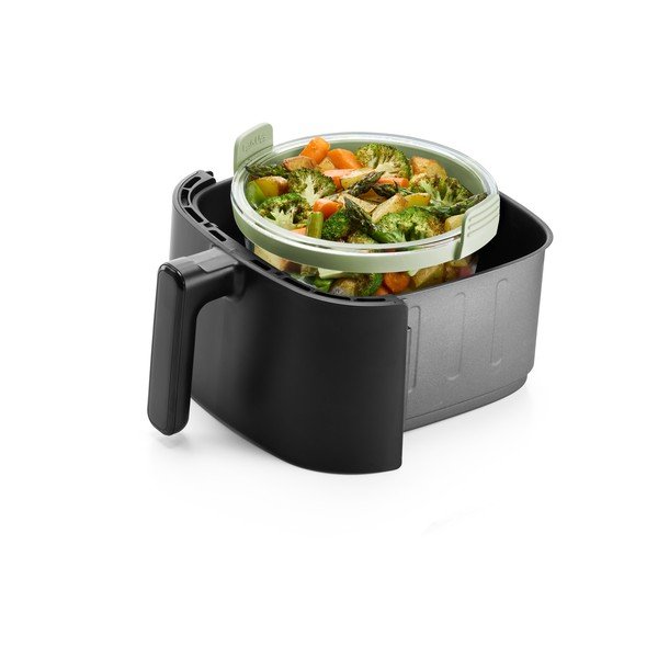 Üveg sütőforma forrólevegős fritőzhöz 20,5x19,5 cm – Lékué-image-3