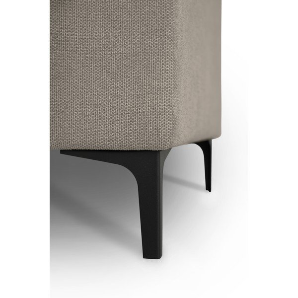 Világosbarna zsenília sarokkanapé (jobb oldali-U alakú) Fabian – Scandic-image-4