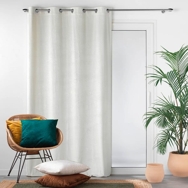 Krémszínű bársony függöny 140x240 cm Analia – douceur d'intérieur-image-3