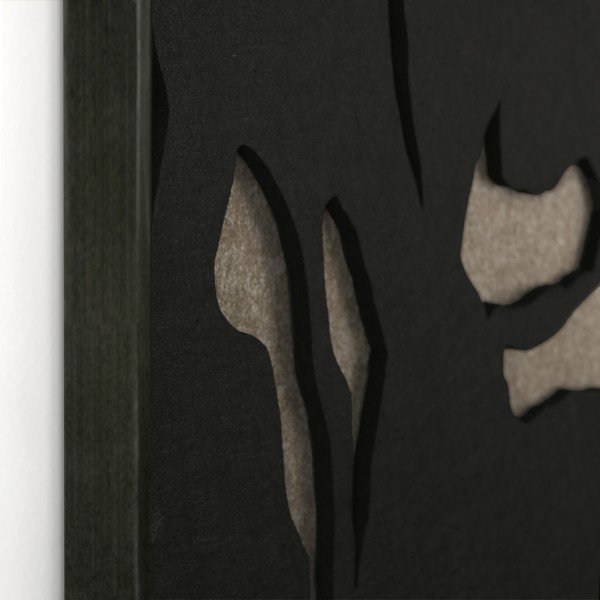 3D-s keretezett-akusztikus kép 90x120 cm Silent Shadows 1 – Malerifabrikken-image-3