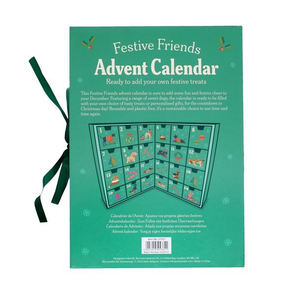 Adventi naptár 37,5 cm Festive Friends – Rex London-image-4