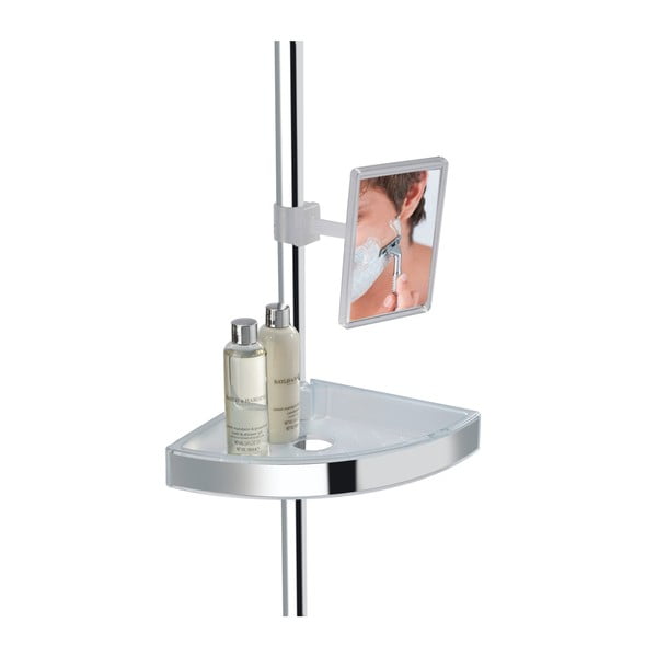 Premium világos teleszkópos fürdőszobai sarokpolc - Wenko-image-4