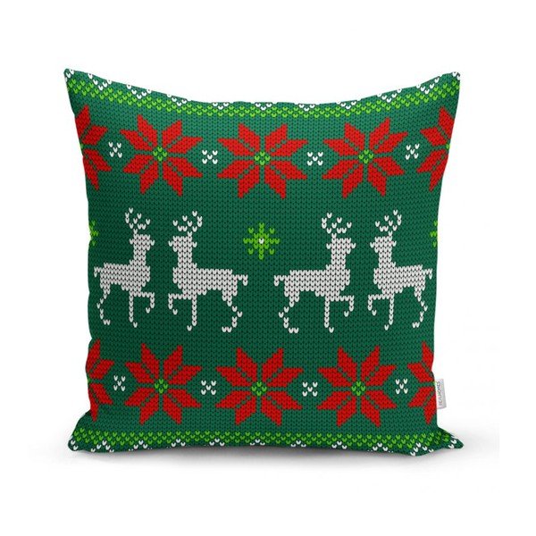 Merry Christmas 4 db karácsonyi párnahuzat és asztali futó szett - Minimalist Cushion Covers-image-2