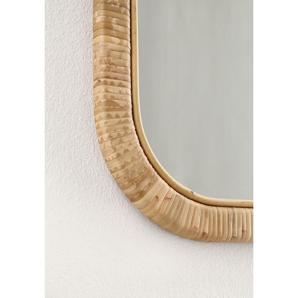 Fali tükör rattan kerettel 50x70 cm Hakima – Bizzotto-image-1
