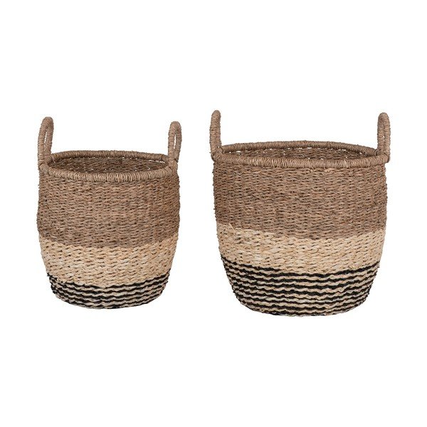 Tengerifű tárolókosár szett 2 db-os ø 33x31 cm Lima – House Nordic-image-4