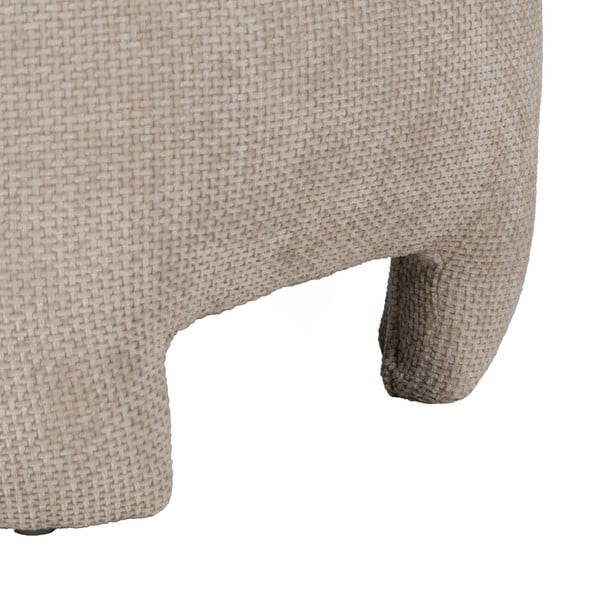 Bézs zsenília puff – Ixia-image-3