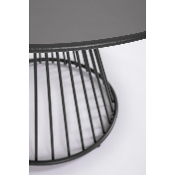 Acél kerek kerti étkezőasztal ø 120 cm Austin – Bizzotto-image-1