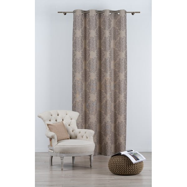 Szürke-barna függöny 140x245 cm Kansai – Mendola Fabrics-image-2