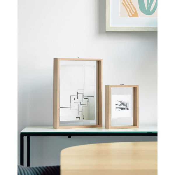 Natúr színű álló képkeret 22,5x31,5 cm Flavina – Kave Home-image-4