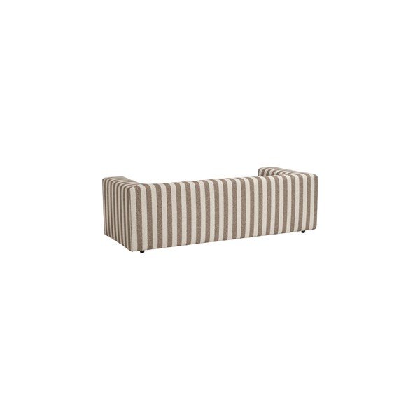 Barna-krémszínű zsenília kanapé 220 cm Lisa – Ellos Home-image-4