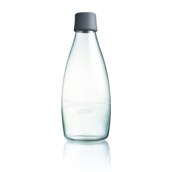 Szürke üvegpalack, 800 ml - ReTap