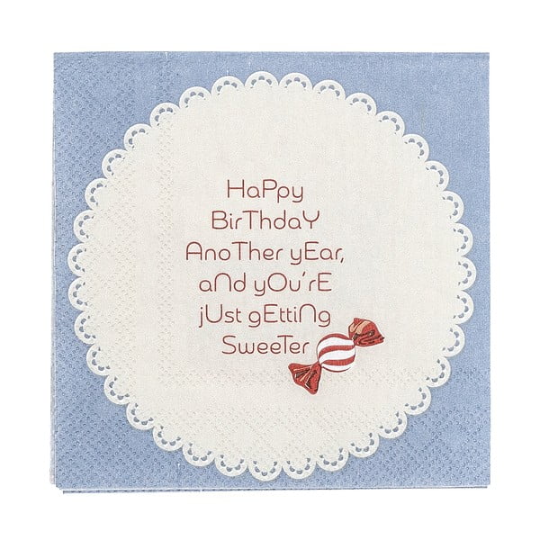 Papír szalvéta szett 20 db-os Oscar – Bloomingville Mini-image-2