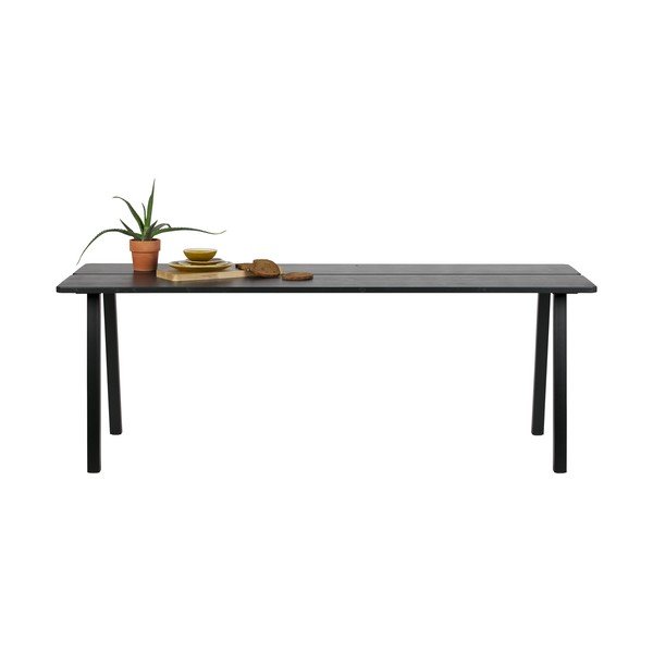 Trionf fekete étkezőasztal, hossza 210 cm - WOOOD-image-3