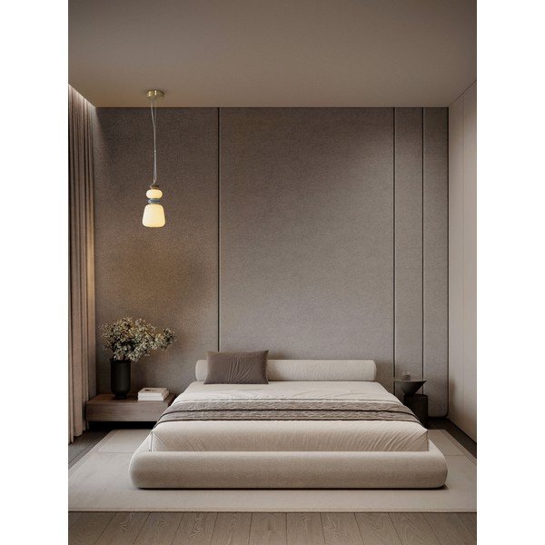 Fehér-aranyszínű fém LED dimmelhető függőlámpa porcelán búrával-üveg búrával ø 17 cm Palo – Nova Luce-image-2