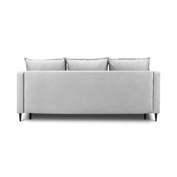 Ancolie világosszürke kinyitható kanapé tárolóhellyel, 215 cm - Mazzini Sofas-image-3