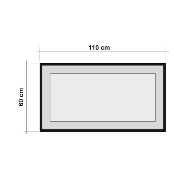 Simply fali tükör, 110 x 60 cm-image-1