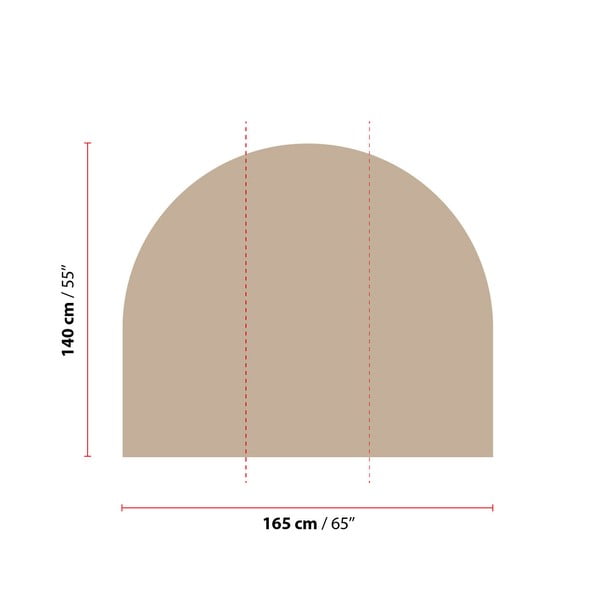 Falmatrica 165x140 cm Taupe – Ambiance-image-1
