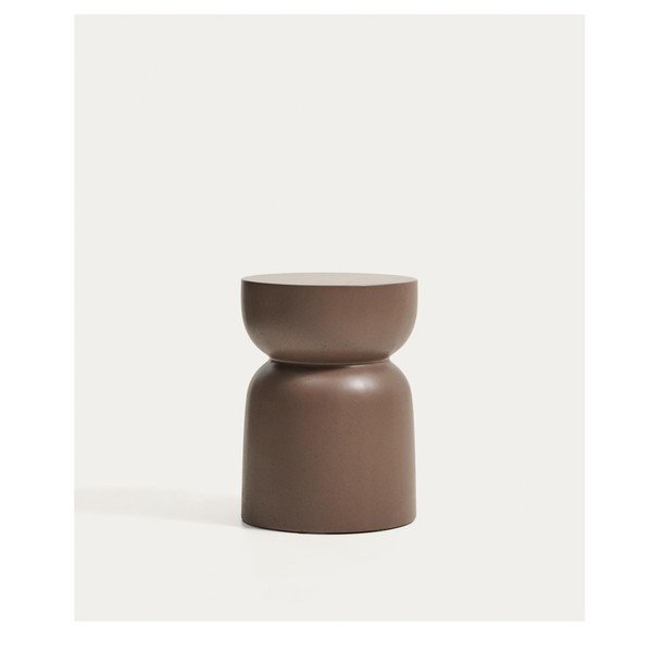 Beton kerek kerti kisasztal ø 32 cm Garbet – Kave Home