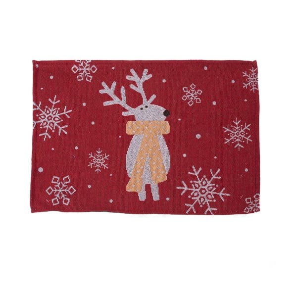 Karácsonyi mintás textil tányéralátét 48x33 cm – Dakls