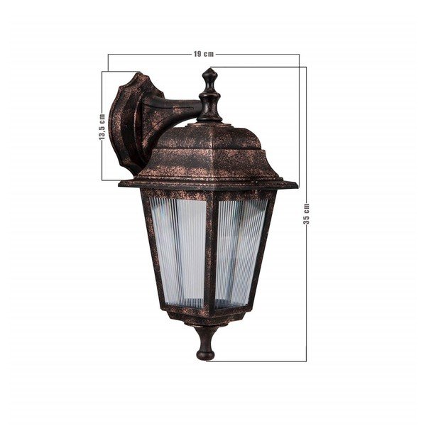 Decor Montmarte bronzszínű kültéri falilámpa - Homemania-image-1