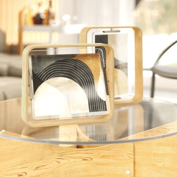 Natúr színű fa álló képkeret 26x31,5 cm Bellwood – Umbra-image-4