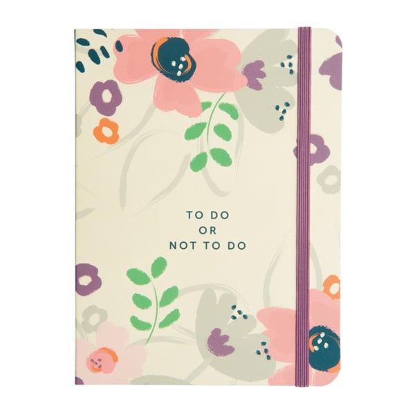 To Do Pretty/Floral emlékeztető jegyzetfüzet - Busy B