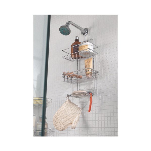 Caddy fém felfüggeszthető fürdőszobai polc - Metaltex-image-2