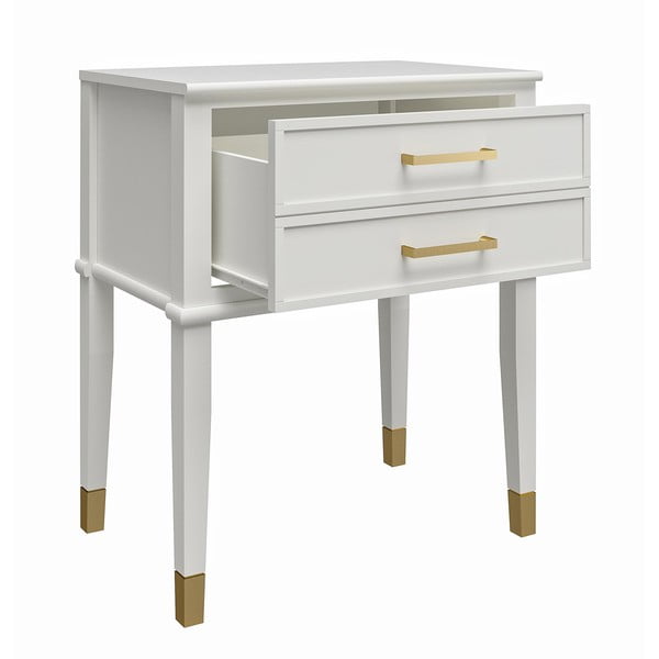 Fehér éjjeliszekrény Westerleigh – CosmoLiving by Cosmopolitan-image-3