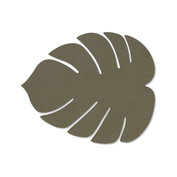 Öko bőr tányéralátét 22x26 cm Monstera Leaf Nupo – LIND DNA