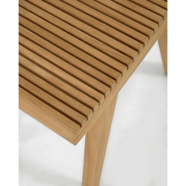 Natúr színű teakfa ülőke Vicentina – Kave Home-image-4